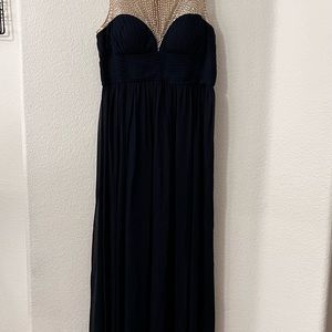 Navy Blue Formal Dress